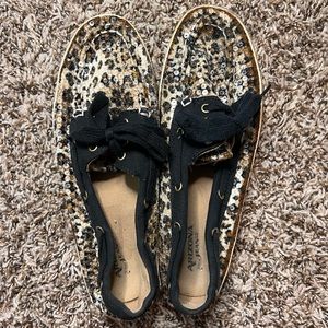 Sequin Cheetah Print Shoes
